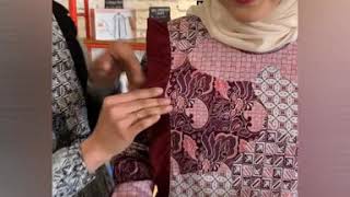 supplier hijab, supplier hijab tanah abang, grosir-Review evolia batik dress BL072