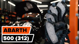 Как заменить передние тормозные колодки на Fiat 500 Abarth (312) [ВИДЕОУРОК AUTODOC]