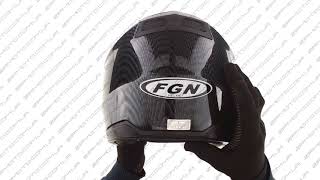 Шлем открытый   (mod:FX-512) (size:L, карбон)   FGN...