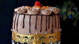চুলায় করা জন্মদিনের চকলেট কেক ।। Chocolate Birthday Cake ।। Cake without oven
