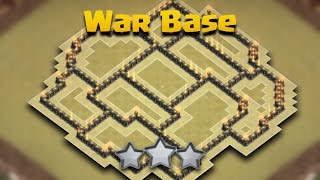 TH8 (Town Hall 8) War Base Anti 3 Star + Defense Log | Anti Hogs/Gowipe/Dragon | Clash Of Clans
