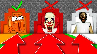 NE CHOISISSEZ PAS LA MAUVAISE GROTTE MINECRAFT !! Darwin Ça Granny !