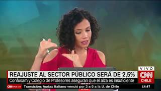 Presidente del Colegio de Profesores tildó de mezquino reajuste al sector público  CNN Chile
