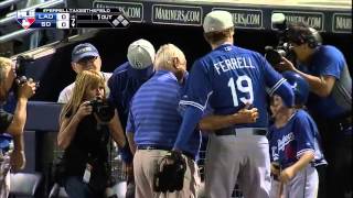 Will Ferrell Takes The Mound For The Dodgers