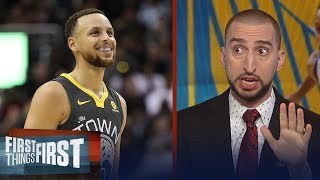 Nick Wright on Curry and what led to Houston's 41-PT Gm3 loss to Warriors | NBA | FIRST THINGS FIRST