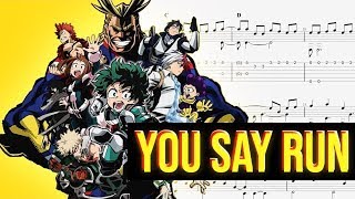 My Hero Academia  - You Say Run (Fingerstyle Guitar TABs)