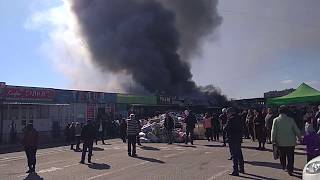 В Нальчике на рынке Дубки произошел пожар!