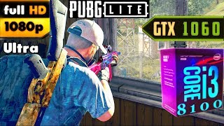 PUBG Lite - i3 8100 + GTX 1060 6GB [FPS Test]