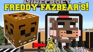 Minecraft: FREDDY FAZBEAR'S PIZZA HUNGER GAMES - Lucky Block Mod - Modded Mini-Game