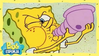 O sinal da concha! | Bob Esponja em Português