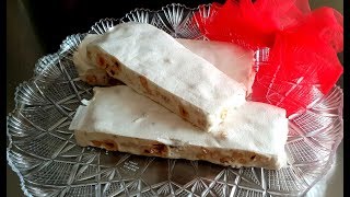 TORRONE MORBIDO ALLE NOCCIOLE di RITA CHEF.