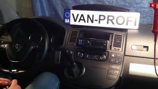 Подключение автомагнитолы Volkswagen Transporter T5, T6, Caravelle, Multivan, Pan Americana