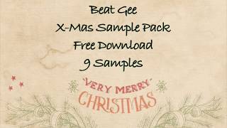 Free Sample Pack - Beat Gee - X-Mas Sample Pack - Free Download!