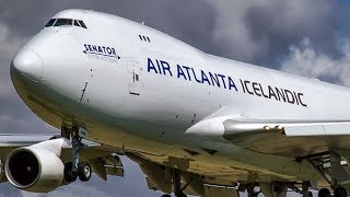 B747 Air Atlanta Icelandic Landing @ Doncaster Airport (UK)