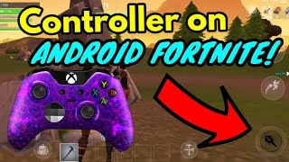 *HOW TO* USE CONTROLLER ON FORTNITE ANDROID! Fortnite battle royale v5.2