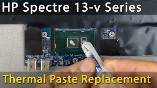 HP Spectre 13-v Disassembly, fan cleaning and thermal paste replacement