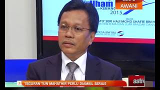 Teguran Tun Mahathir perlu diambil serius