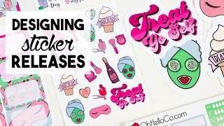 DESIGNING STICKER RELEASES | January 2, 2019