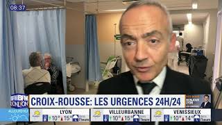 Urgences 24h/24 à l'hôpital de la Croix-Rousse - HCL (BFM Lyon)