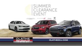 Olathe Dodge Chrysler Jeep Ram "Summer Clearance Event - Dealer of the Year" (7/16)