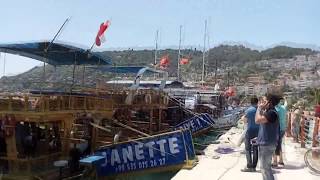 Turkiye Alanya deniz sahili.