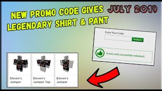 NEW ROBLOX PROMO CODE / JULY 2019 - BEST FREE ITEM ?