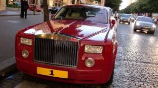 Red Rolls Royce Phantom " 1 "