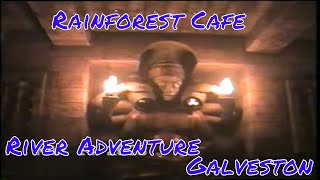 Rainforest Cafe River Adventure dark ride FULL POV Galveston Texas 2002