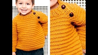 Джемпер Реглан для Мальчика Спицами - 2019 / Sweater Raglan for the Boy Spokes