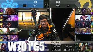 Cloud 9 vs Dignitas | Week 7 Day 1 S6 NA LCS Spring 2016 | C9 vs DIG G2 W7D1