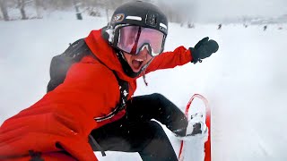 FIRST TIME SNOWBOARDING IN 11 MONTHS!