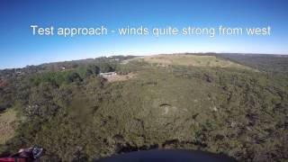 DLE 200 Dudek Universal - short field takeoff and landing in windy conditions