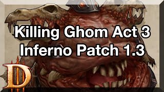 Diablo 3 Wirbelwind \ Whirlwind Barbar killing Ghom Act 3 Inferno after Patch 1.3