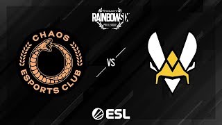 Chaos vs. Team Vitality – Consulate – Rainbow Six Pro League – Season X – EU