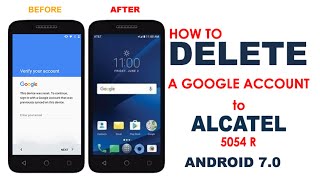 BYPASS RFP ALCATEL 5054R, 5044R ANDROID 7.0 | SUPPRIMER UN COMPTE GOOGLE ALCATEL 5054R , 5044R
