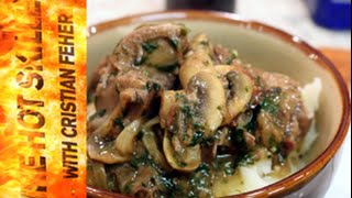 How to cook beef tongue in mushroom sauce