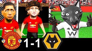 Man United vs Wolves 1-1 | Parody Goals | highlights | 22/09/2018 | ⚽ Fred ⚽ Moutinho