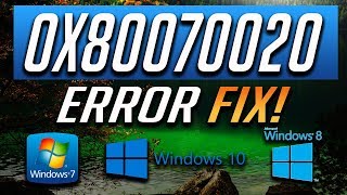 How to Windows Update Error 0x80070020 in Windows 10/8/7 - [Solution 2020]