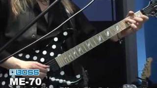 Rob Marcello performs with the BOSS ME-70