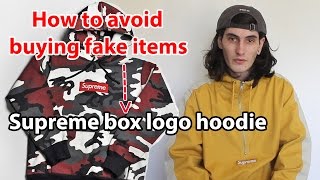 Supreme Box Logo Hoodie - How to avoid buying fake items