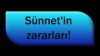 sünnetin zararları