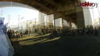 KNIFE PARTY UNDER LA BRIDGE Motorcycle Wheelies Streets Tricks Crashes Stunt Spot Stunts