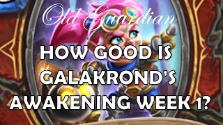 How good are the cards from Galakrond's Awakening week 1? (Hearthstone meta and decks)