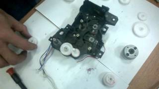 разбор блока муфт (редуктора) Kyocera 1120/2035/1128/1135/2535