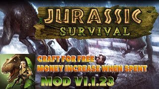 Wow! Jurassic Survival Mod Free Craft V 1.1.23 [Android Xhampion]