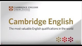 First Certificate in English - FCE - Cambridge - Exams Test | HD-Lernvideo | Learning Institute