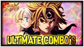 ULTIMATE COMBO MOVES! HOW DOES IT WORK?! | Seven Deadly Sins Grand Cross of Light and Darkness
