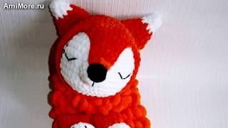 Амигуруми: схема Пижамница Лисичка. Игрушки вязаные крючком - Free crochet patterns.