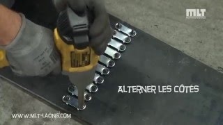 Соединители MS MLT Lacing Bolt Plate для стыковки конвейерных лент и ремонта продольных порезов