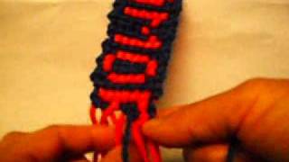 How To Make A  alpha Friendship Bracelet With The Letter R.